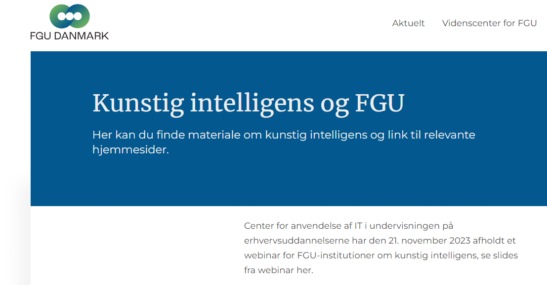FGU guidance mentioning SkrivSikkert